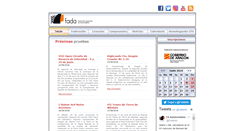 Desktop Screenshot of fada.es